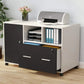 Tribesigns File Cabinet, Modern Mobile Filing Cabinet with Lock and Drawer