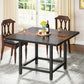Tribesigns Dining Table, Rustic Square 39"x 39"x 29" Kitchen Table for 4