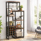 Tribesigns Wine Rack, 5-Tier Freestanding Wine Display Shelf