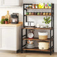 Tribesigns Kitchen Baker's Rack, 5-Tier Freestanding Kitchen Utility Storage Shelf