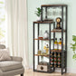 Tribesigns Wine Rack, 5-Tier Freestanding Wine Display Shelf