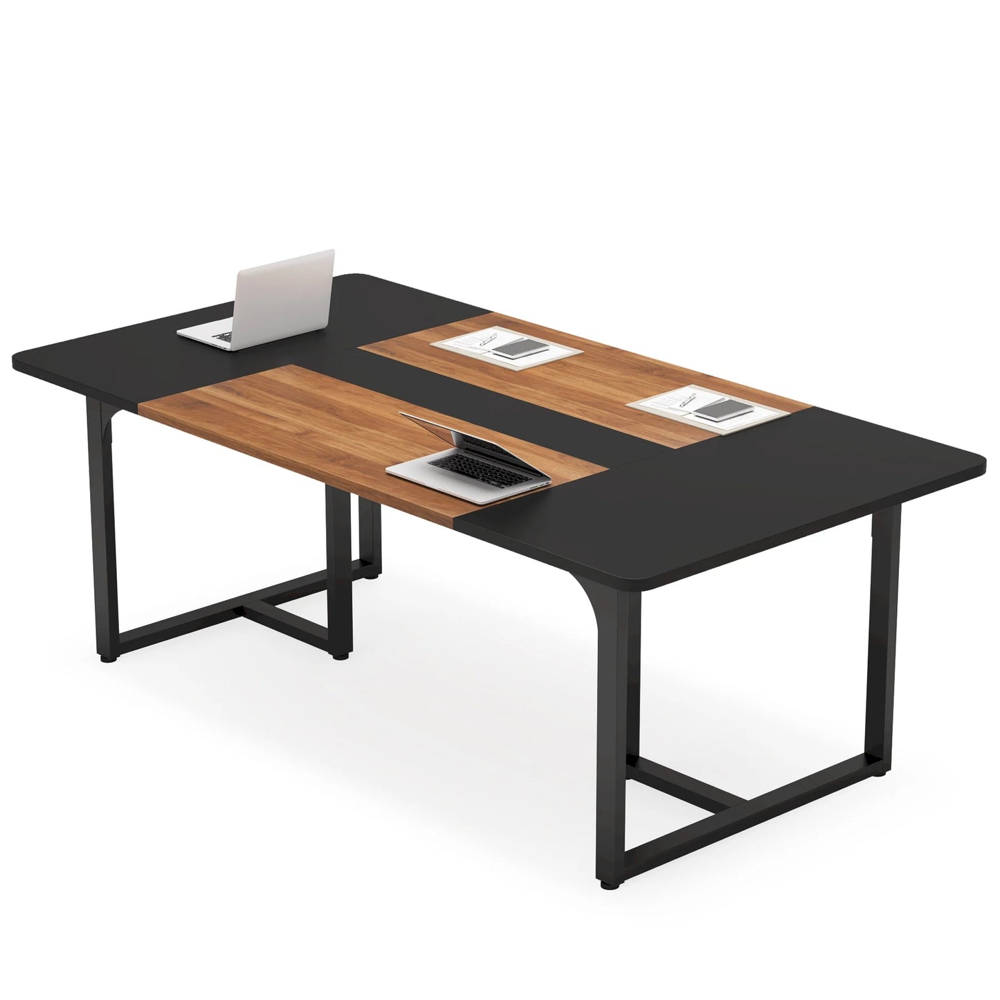 Tribesigns Conference Table, 6FT Rectangle Meeting Table for 8 People