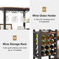 Tribesigns Wine Rack, 5-Tier Freestanding Wine Display Shelf
