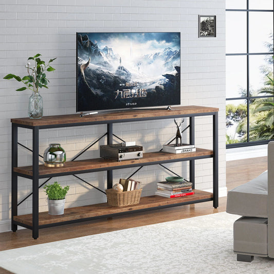 Tribesigns Sofa Table, 3 Tiers TV Stand Console Table