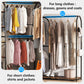 Tribesigns L Shape Clothes Rack, Corner Garment Rack with Storage Shelves