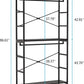 Tribesigns Freestanding Closet Organizer, 86" Garment Rack with Shelves & Hanging Rods