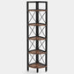 Tribesigns Corner Shelf, 5 Tier / 6Tier Corner Bookshelf Bookcase for Small Space