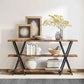 Tribesigns Console Table, 3-Tier Narrow Long Sofa Table with Storage