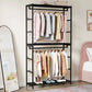 Tribesigns Freestanding Closet Organizer, 86" Garment Rack with Shelves & Hanging Rods