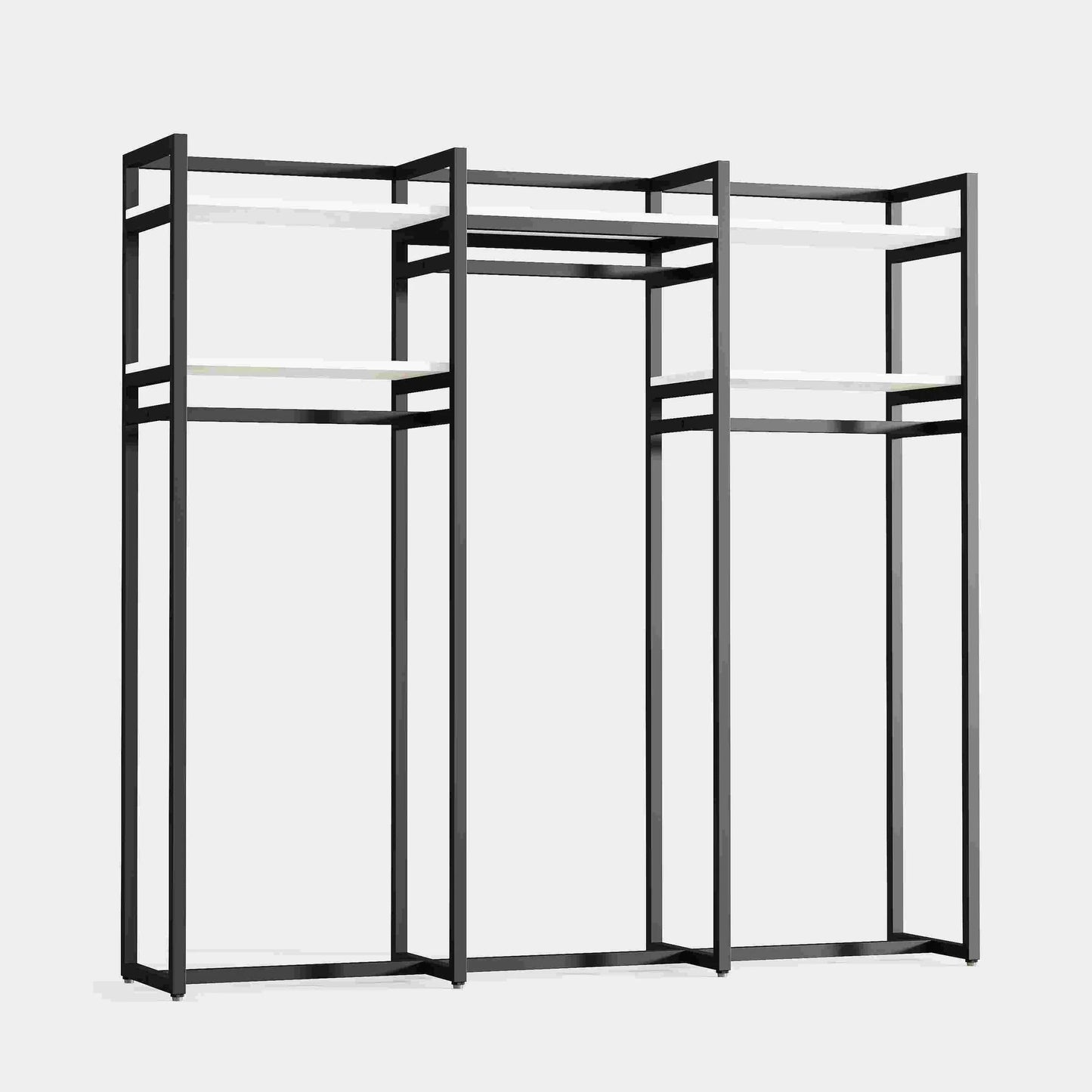 Tribesigns Freestanding Closet Organizer, 75 inch Heavy Duty Garment Rack