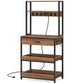 Tribesigns 5-Tier Kitchen Baker's Rack with Power Outlets, Drawer & Sliding Shelves