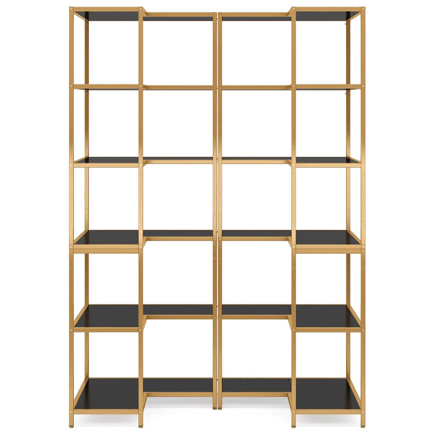 Tribesigns Corner Bookshelf, 70.5" L-Shaped 6-Shelf Etagere Bookcase