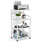 Tribesigns Printer Stand, 4-Shelf Mobile Printer Cart with Storage Shelves