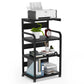 Tribesigns Printer Stand, 4-Shelf Mobile Printer Cart with Storage Shelves